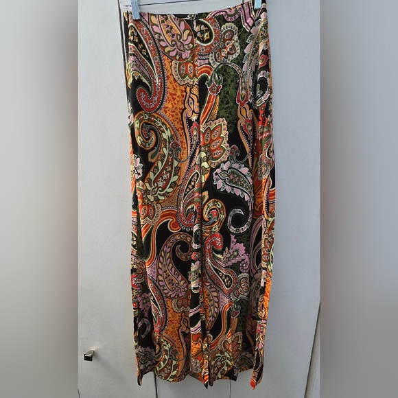 NWOT: Paisley Print Pants - Picture 2 of 5